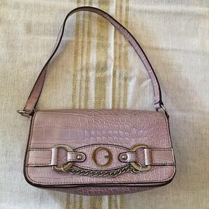 Metallic Guess shoulder purse